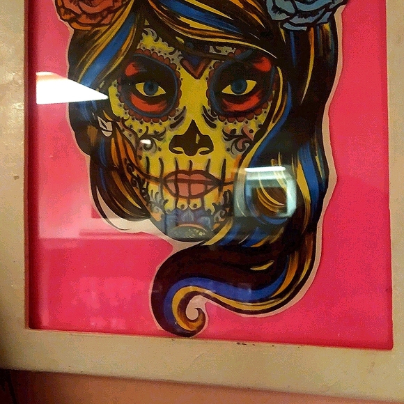 Sugar skull wall art - Picture 3 of 3